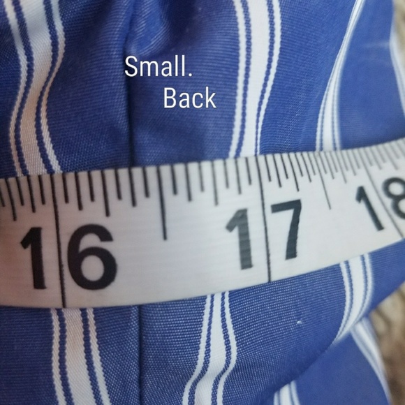 DYGARNI BLUE STRIPED TUBE TOP - Picture 5 of 8